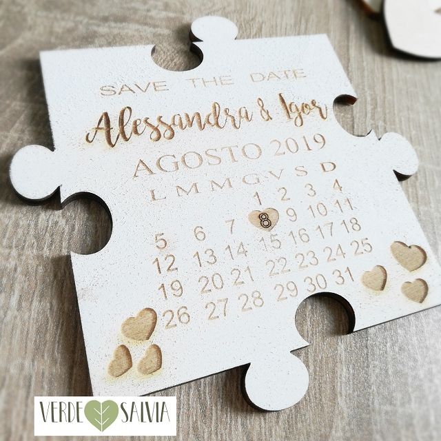 partecipazione matrimonio a forma di puzzle partecipazione matrimonio