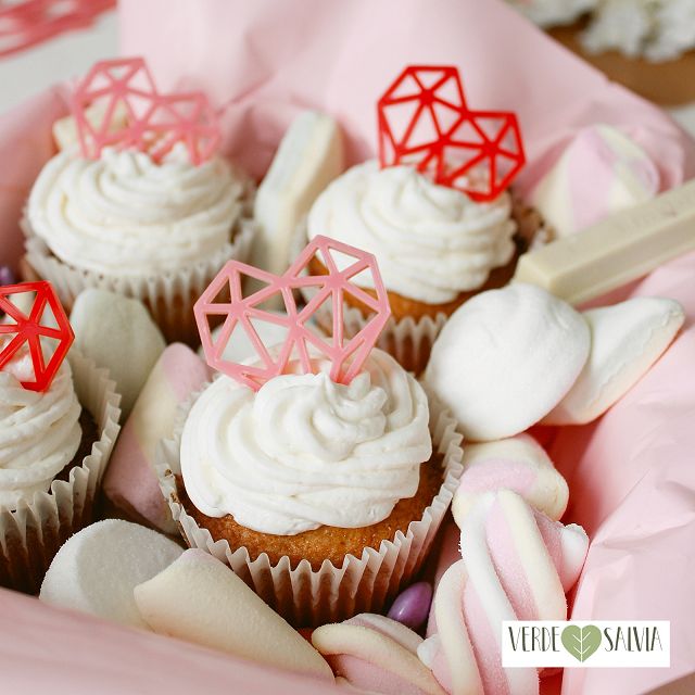 Set 6 mini top cake  San Valentino